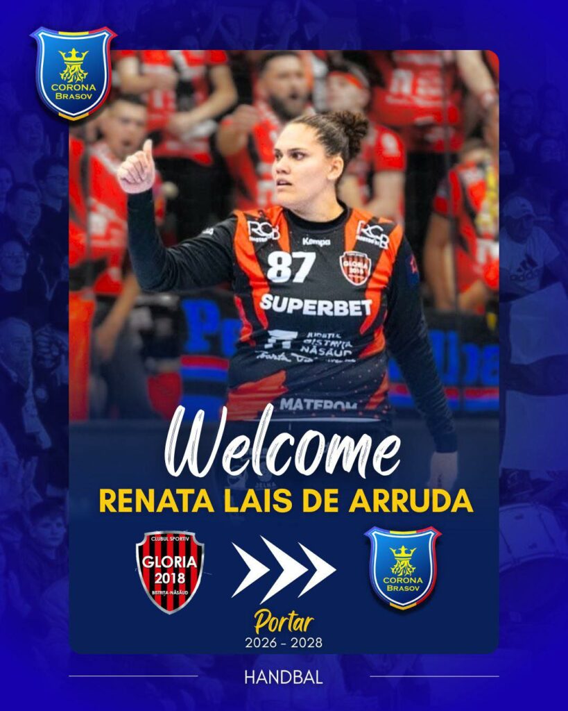 Renata de Arruda va juca la CSM Corona Brașov din vara anului 2026