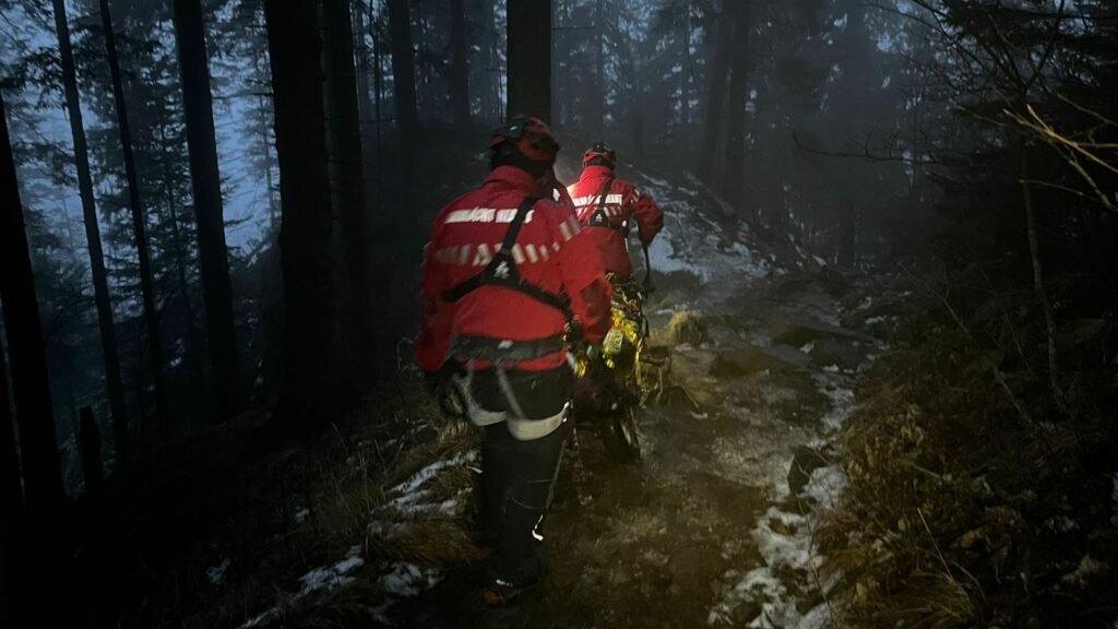 Un tânăr din Republica Moldova, salvat din Masivul Ceahlău, după patru ore