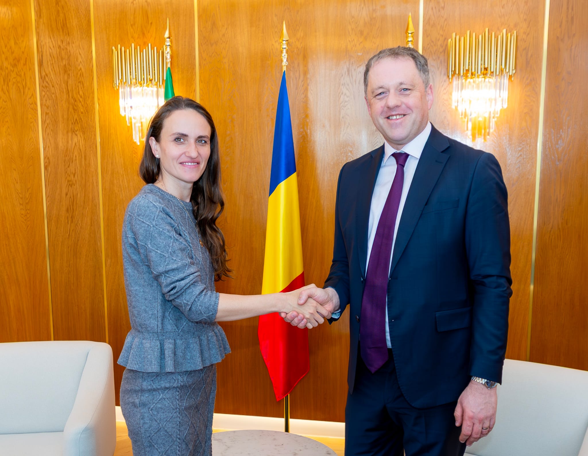Thomas Byrne, ministrul irlandez, vizită la București