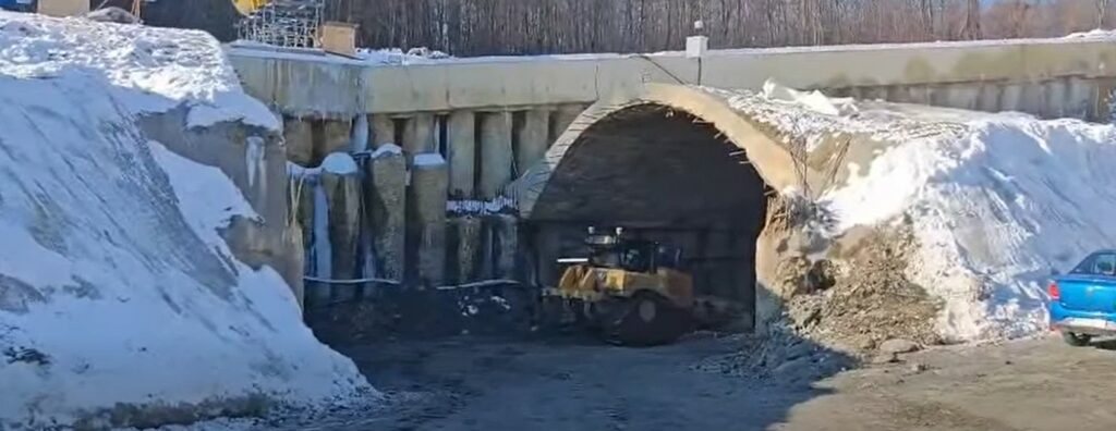 Tunelul Margina-Holdea de pe Autostrada A1, gata pe jumătate