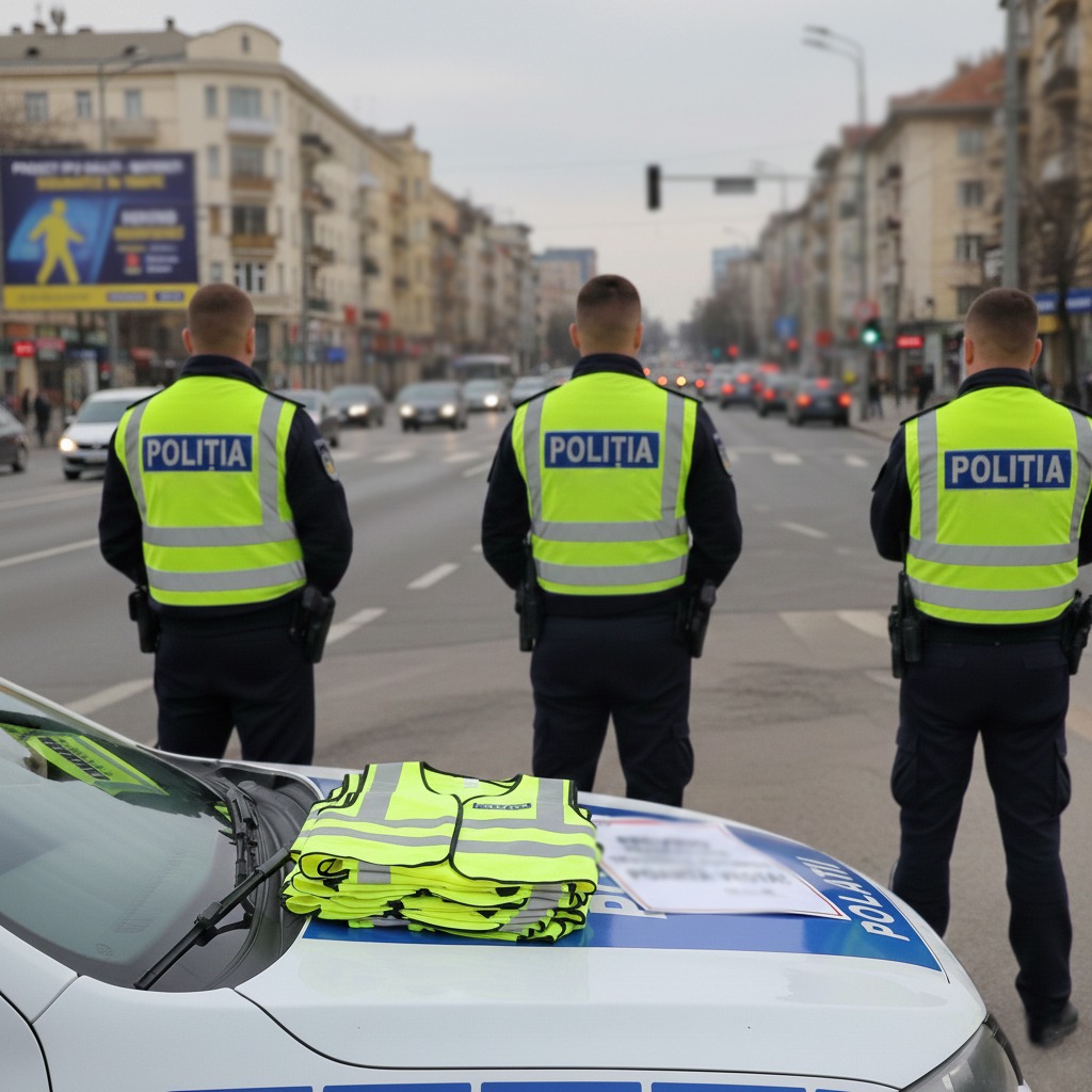 Bicicliștii și căruțașii din Galați primesc gratuit peste 3.500 de veste reflectorizante