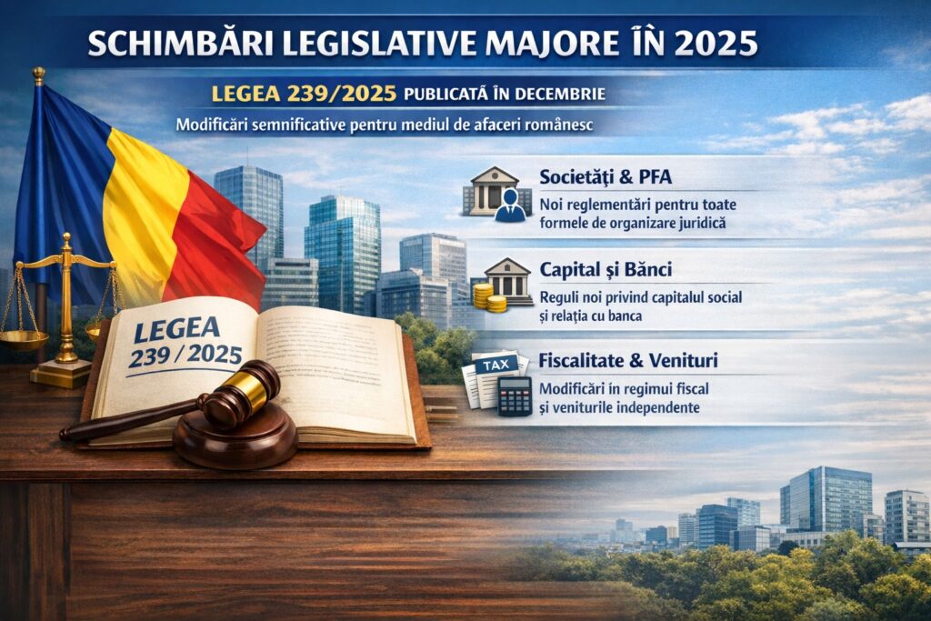 Modificări legislative 2026: ce trebuie să știe fiecare antreprenor din România (P)