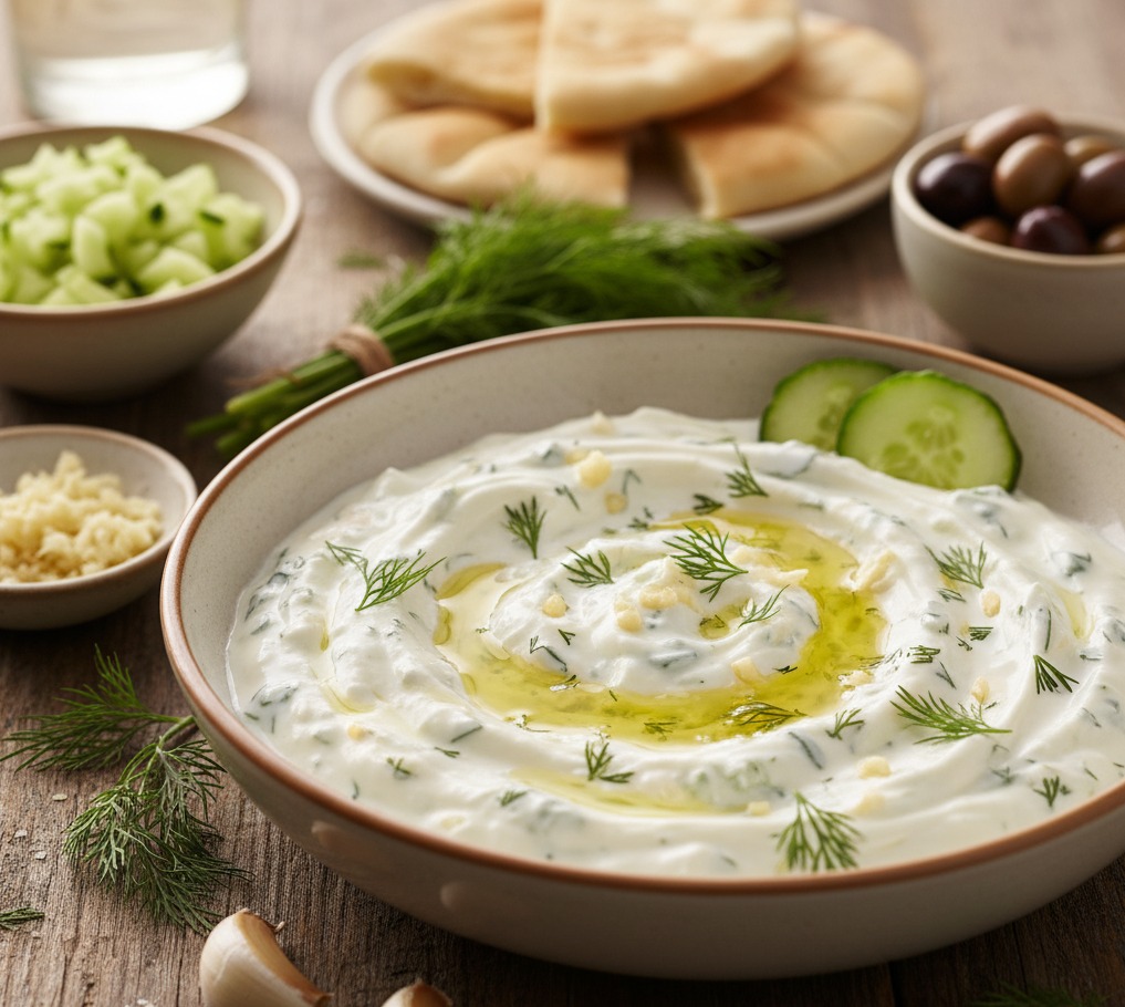 Retete de Tzatziki grecesc autentic – sos proaspăt, sănătos și delicios (P)
