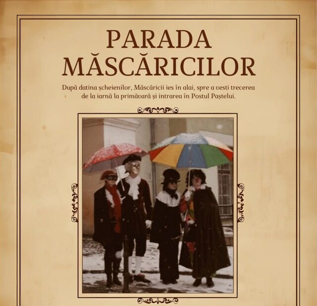 Parada Măscăricilor revine în centrul Brașovului
