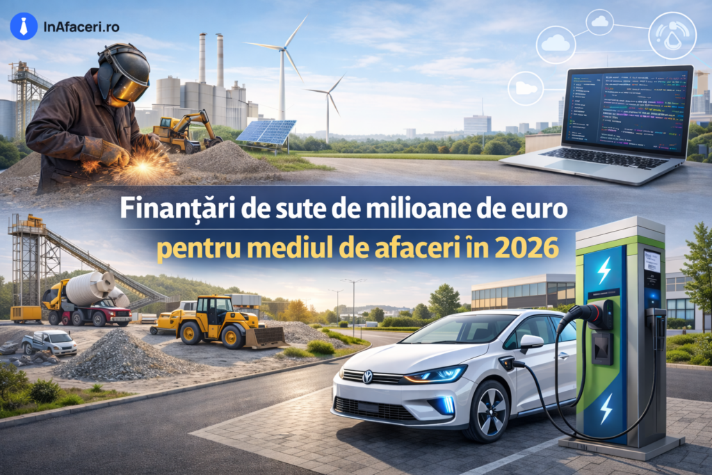 Finanțări de sute de milioane de euro pentru mediul de afaceri în 2026