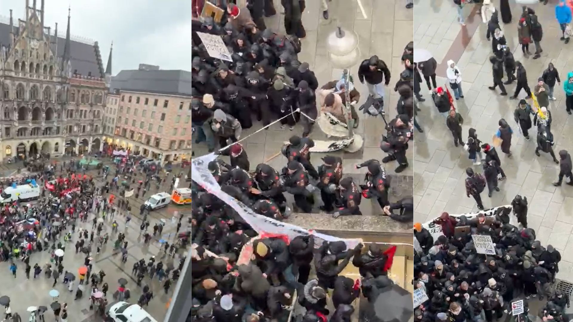 Peste 200.000 de persoane protestează în München