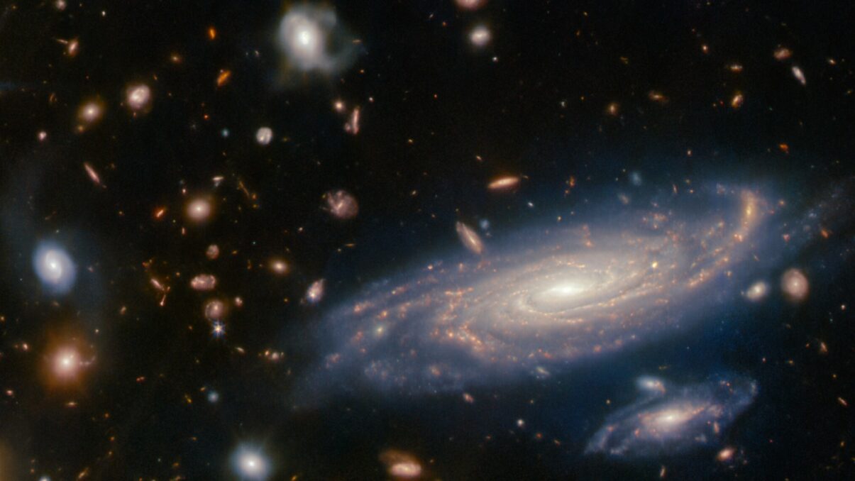 Găuri negre care străbat galaxiile