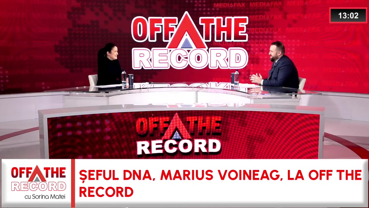 OFF The Record, noua emisiune Mediafax cu Marius Voineag