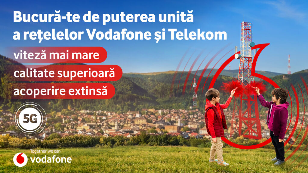 Oxygen semnează „Pentru un viitor mai bun. Împreună” – campania care unește puterea rețelelor Vodafone și Telekom