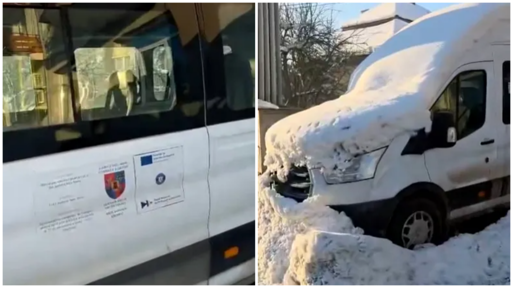 Gândul: Microbuzele electrice școlare întâmpină dificultăți în sezonul rece. Unele autorități locale revin temporar la transportul pe motorină