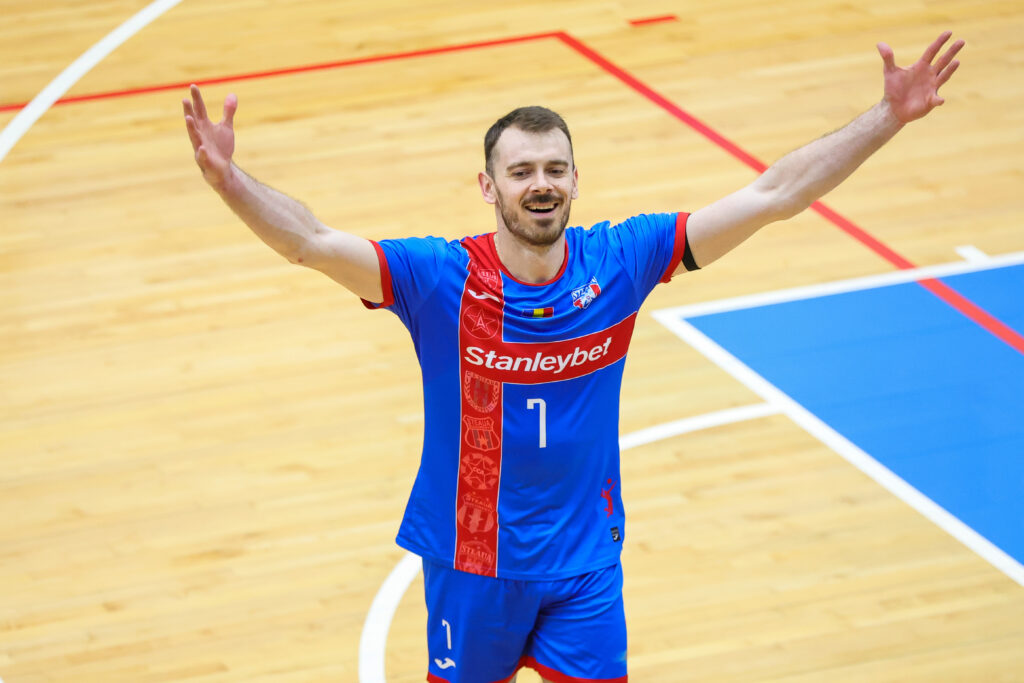 Rareș Bălean, extrema de la Steaua, despre derbiul cu Dinamo la volei: Ne gândim doar la victorie