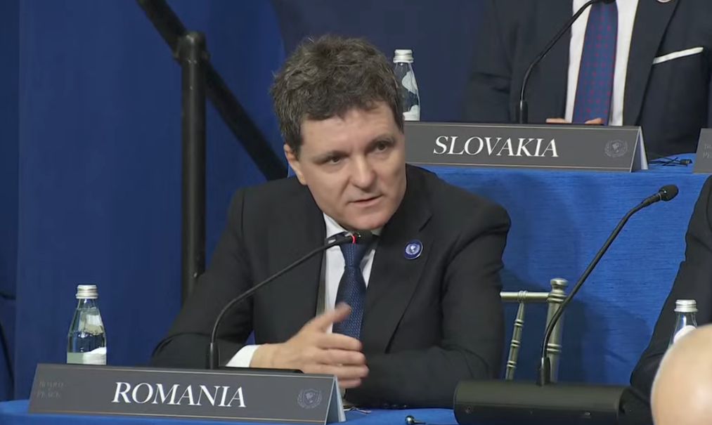 Nicușor Dan a vorbit la reuniunea inaugurală a Consiliului Păcii: „toți vrem pace, stabilitate și prosperitate în Gaza” / Trump l-a numit „prim-ministrul” României pe Nicușor Dan