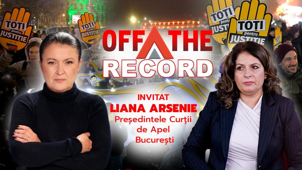 OFF The Record, cu Sorina Matei. Șefa Curții de Apel București: documentarul Recorder a fost „o campanie de decredibilizare” / Liana Arsenie a discutat cu Nicușor Dan