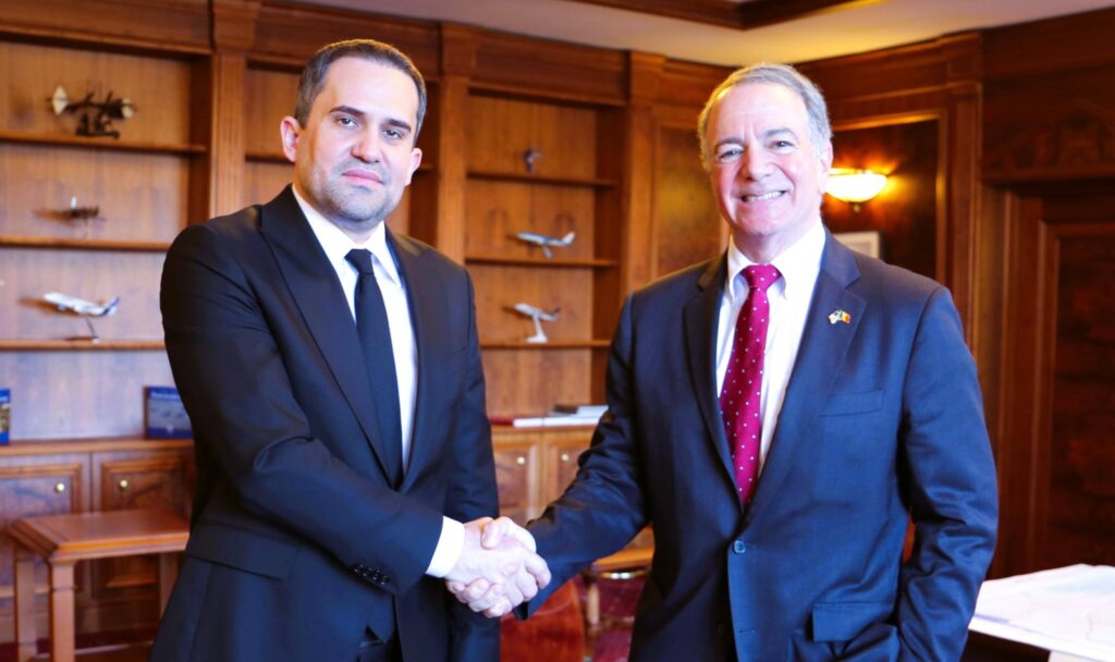 Ciprian Șerban, întrevedere cu noul ambasador al SUA în România. Care a fost agenda discuțiilor