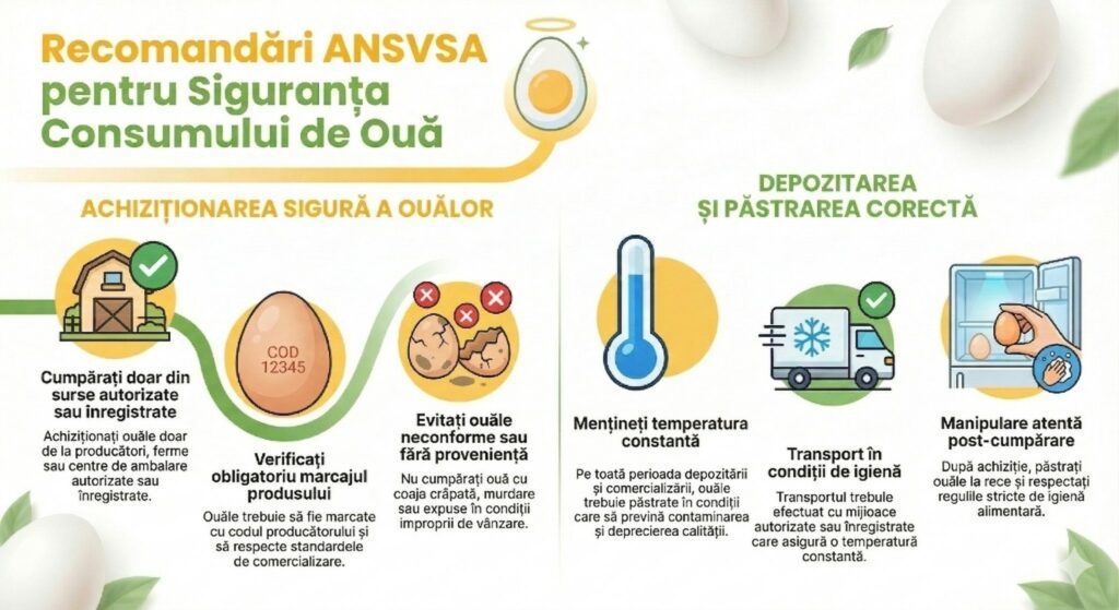 ANSVSA transmite consumatorilor să fie atenți la calitatea și proveniența ouălor cumpărate pentru sărbătorile de Paște