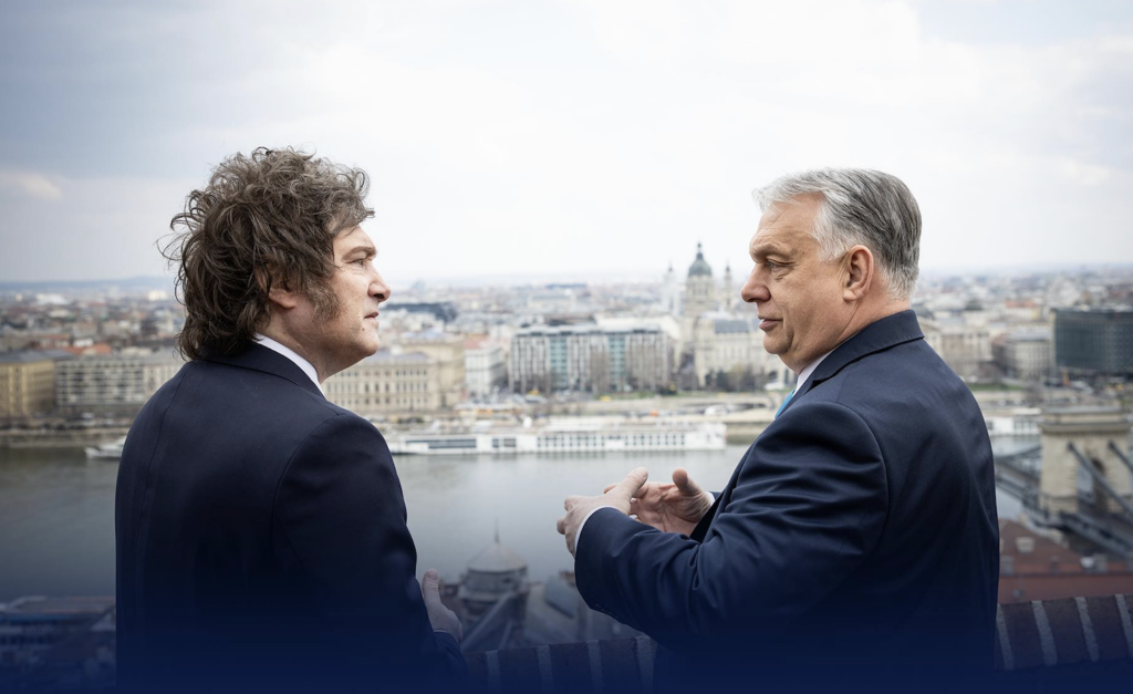 Javier Milei, la Budapesta, ca să-l susțină pe Orban înaintea alegerilor decisive. Trump transmite, printr-un nou mesaj, că îl susține „necondiționat”