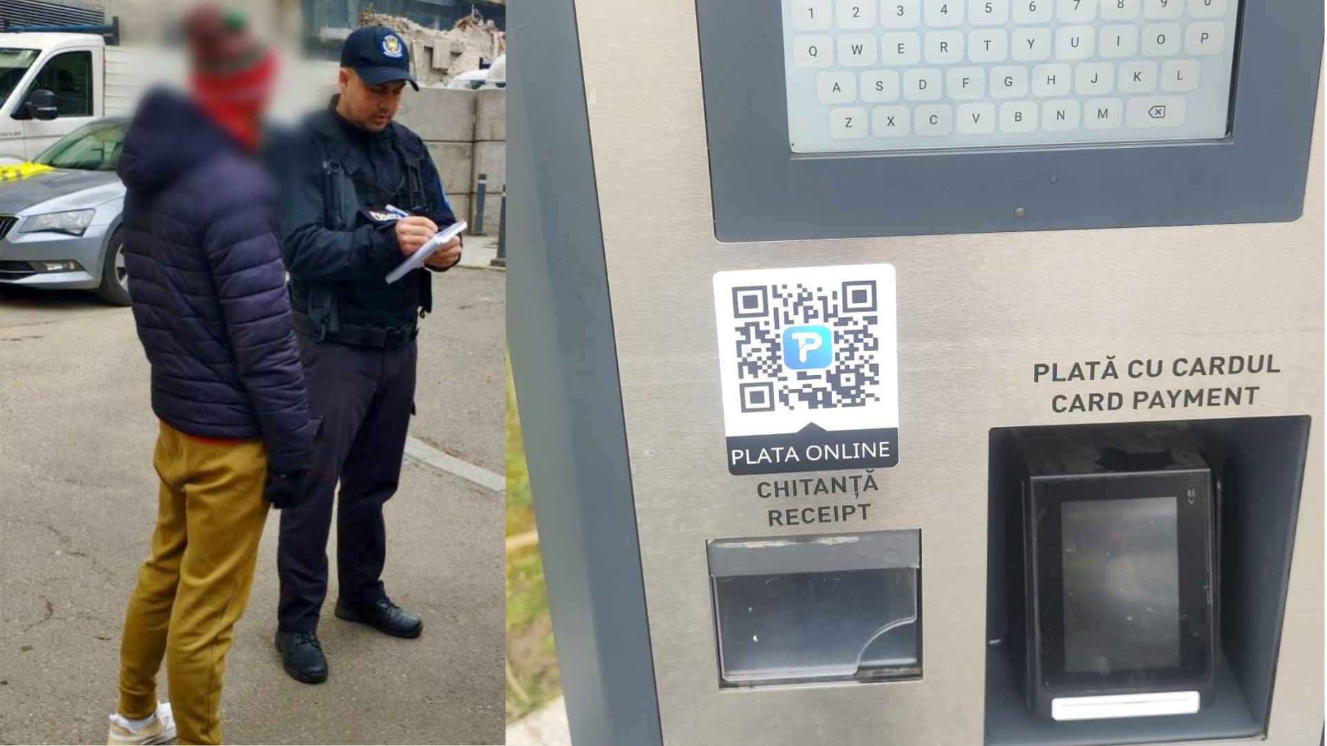 Coduri QR false pe parcometre din București