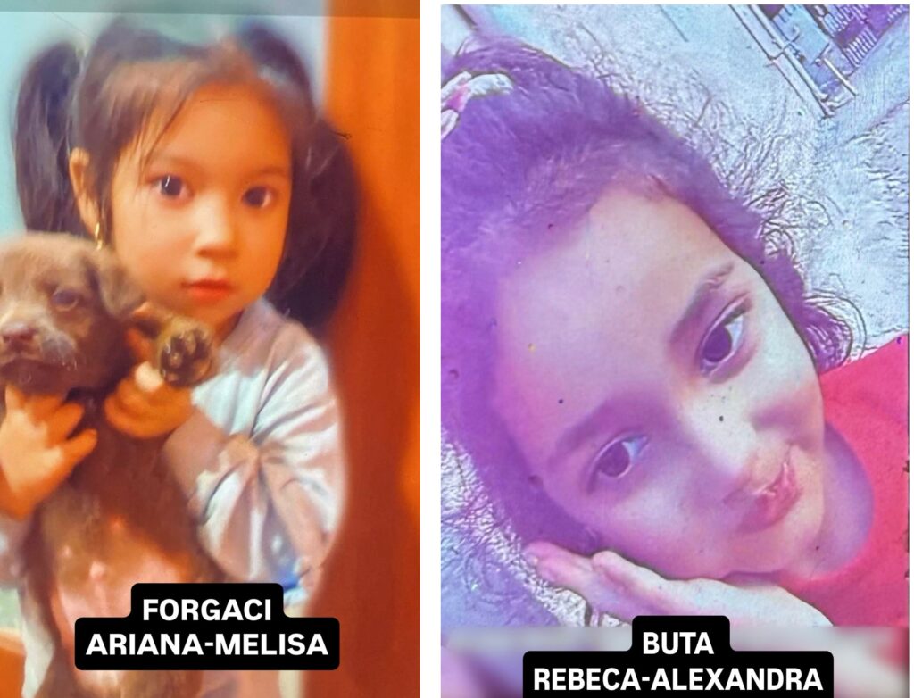 Două fetițe din Mureș sunt căutate de Poliție de mai bine de 15 ore
