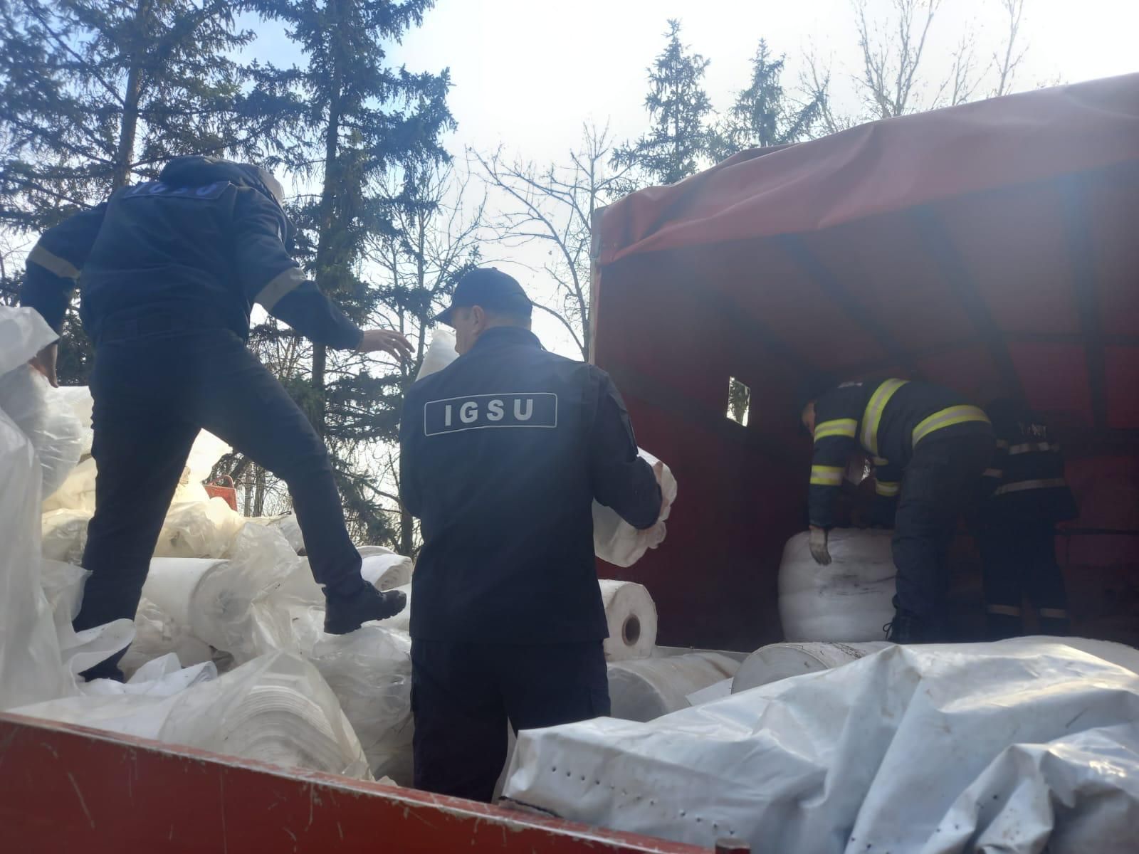 România trimite echipamente pentru Nistru
