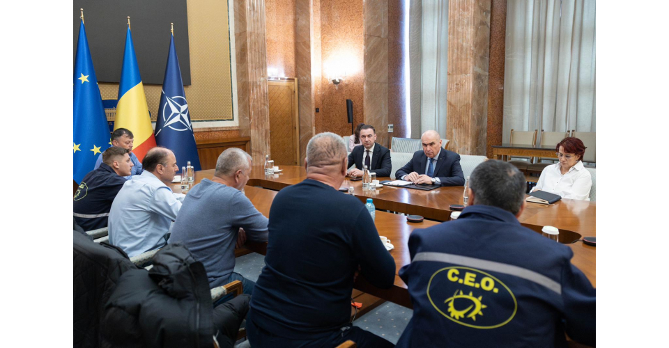 Ilie Bolojan s-a întâlnit cu reprezentanții Complexului Energetic Oltenia. Ce le-a spus premierul minerilor