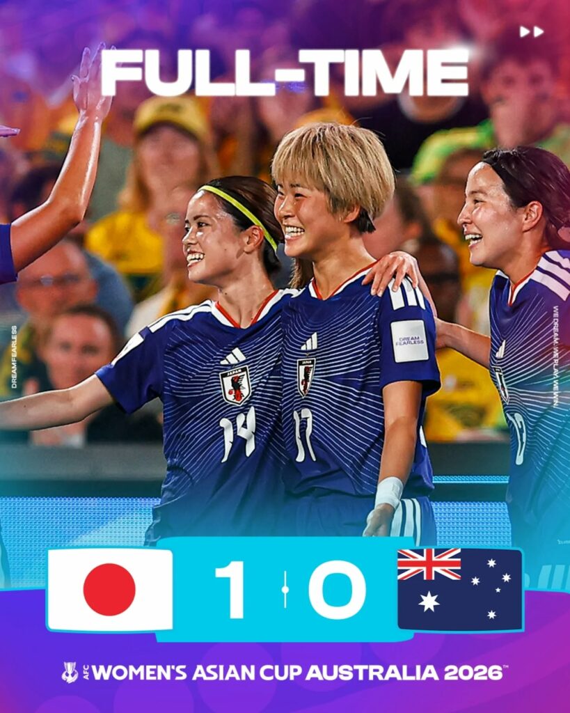 Japonia câștigă Cupa Asiei la fotbal feminin după o finală dramatică împotriva Australiei. Număr record de spectatori