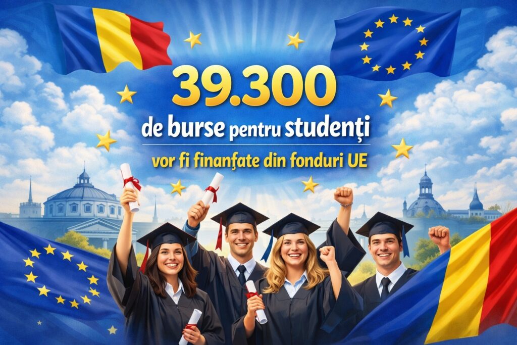 Burse europene pentru studenții vulnerabili: aproape 40.000 de beneficiari în România