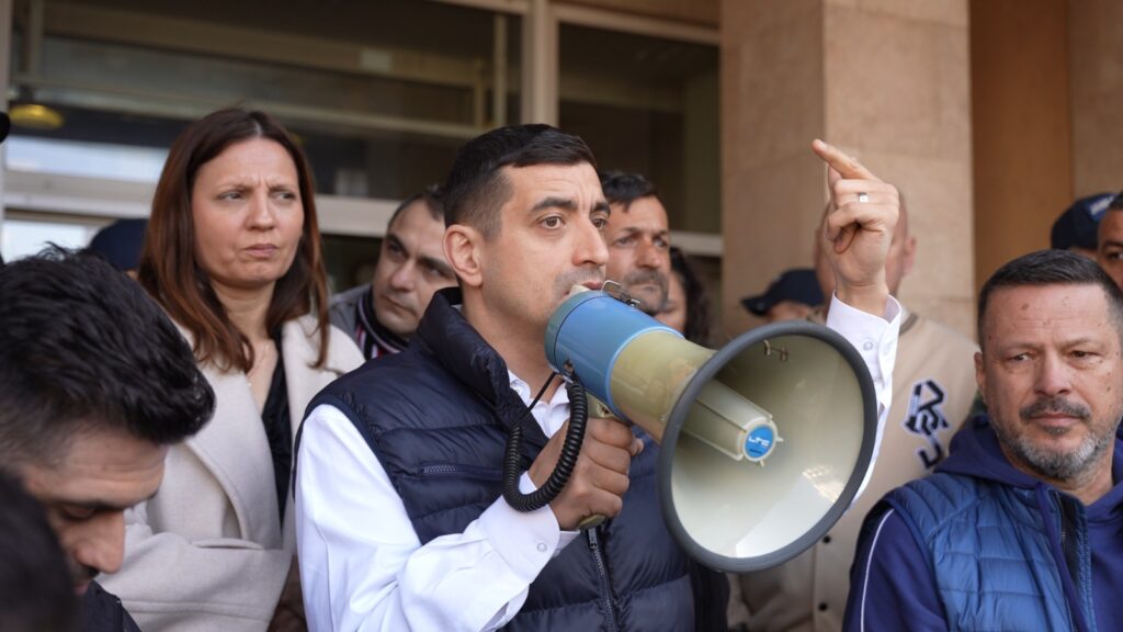 George Simion, la protestul minerilor din Gorj: Ceea ce se întâmplă la CE Oltenia este un atentat la siguranța națională