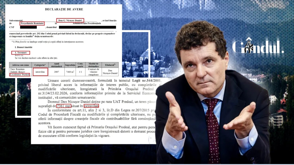 Informații contradictorii despre terenul lui Nicușor Dan