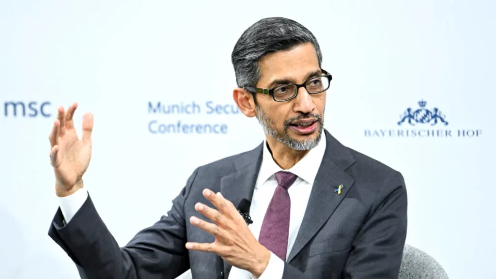 Șeful Google, Sundar Pichai, ar putea câștiga până la 692 de milioane de dolari în trei ani