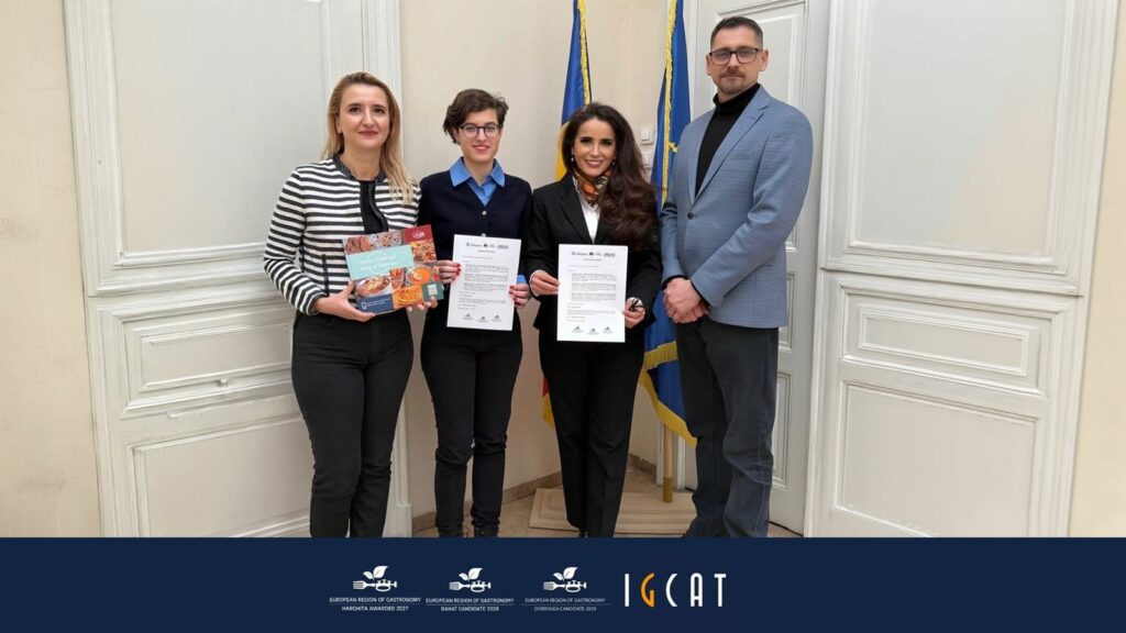 Trei regiuni din România își consolidează colaborarea în cadrul rețelei IGCAT: un parteneriat strategic pentru promovarea națională prin gastronomie