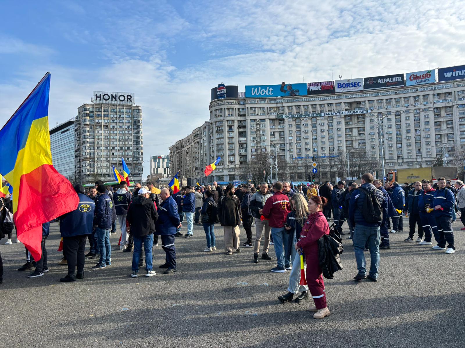 Minerii protestează pentru salvarea locurilor de muncă