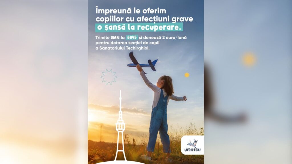 Life@Teki: Lansare de proiect pentru dotarea secției pentru copii a sanatoriului Techirghiol