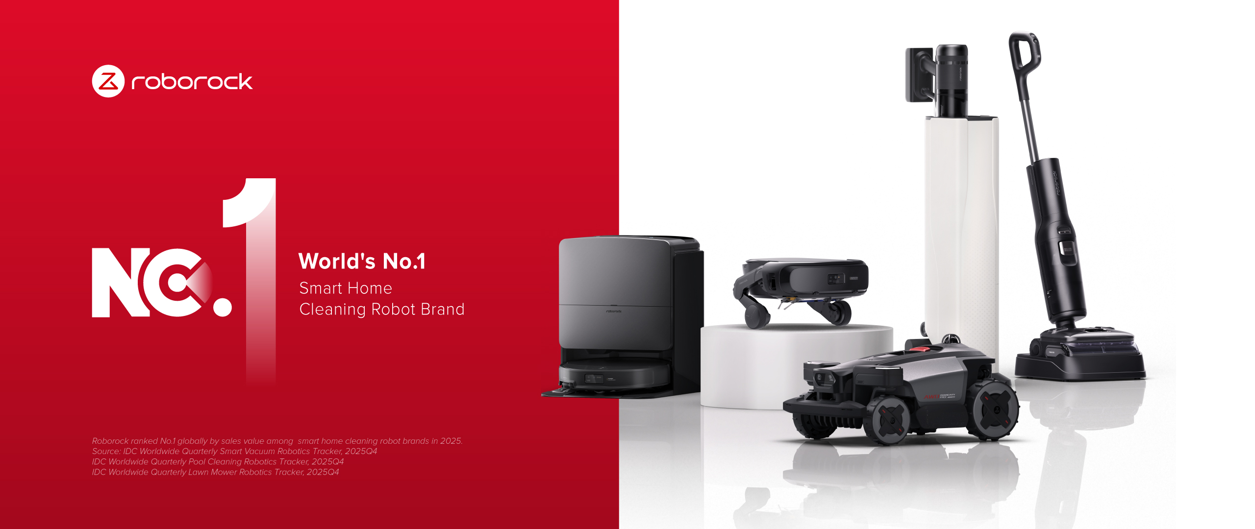 Poza pentru articolul Roborock devine brandul numărul 1 la nivel global în categoria roboților de curățenie inteligenți