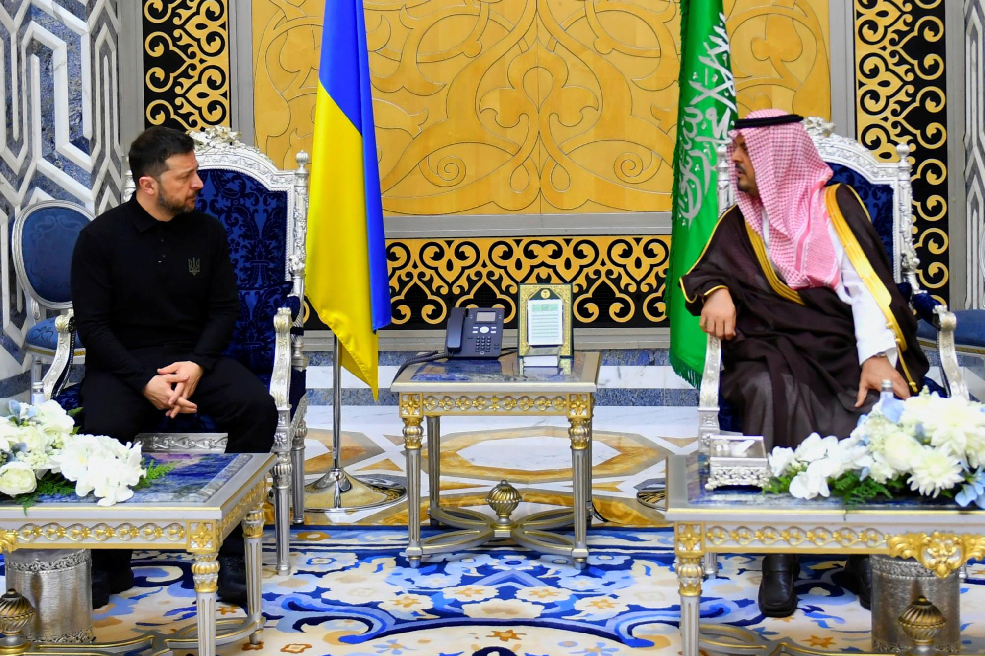 Zelenski discută securitatea în Arabia Saudită