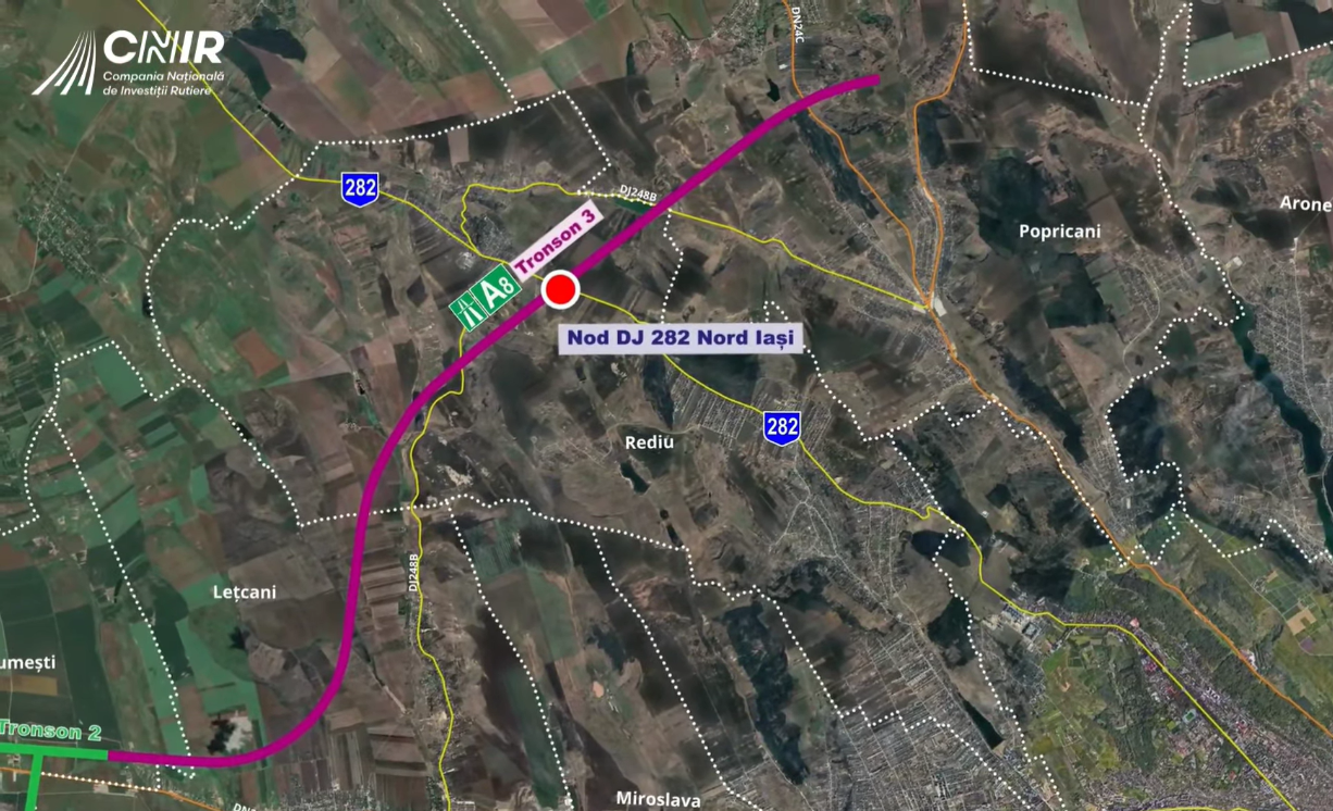 Pas înainte pentru Autostrada A8 în Iași