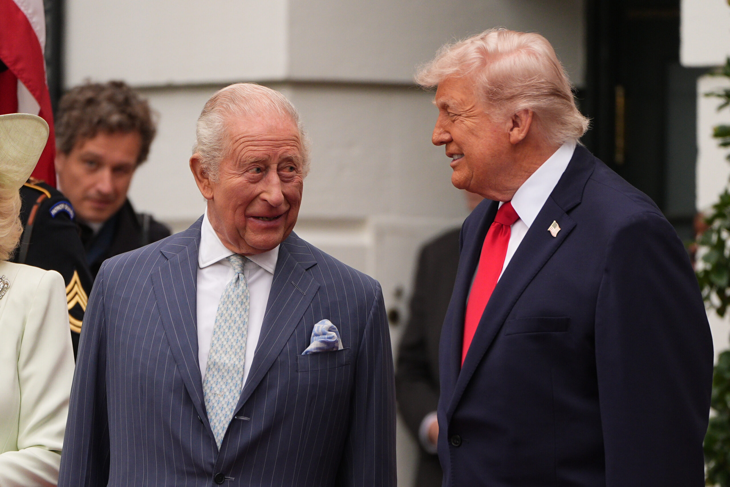 Regele Charles la Casa Albă: Glumă pentru Trump