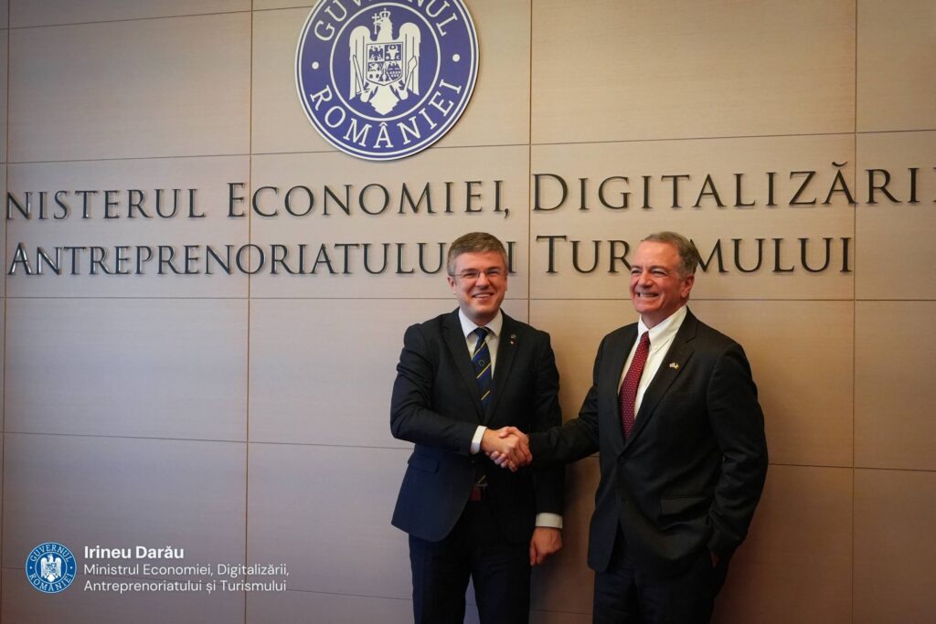 Ministrul Economiei și noul ambasador SUA au discutat extinderea parteneriatului economic