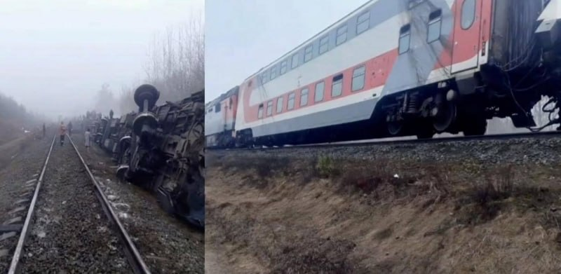 Cel puțin șapte răniți în urma deraierii unui tren în Rusia