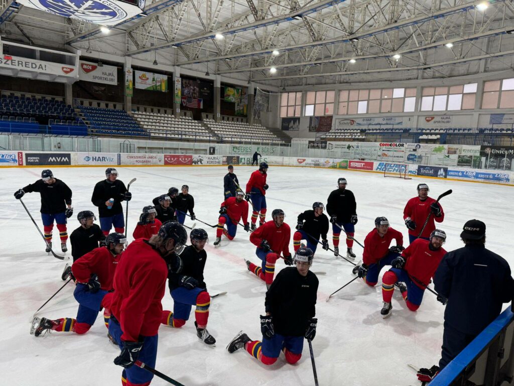 Echipa de hochei pe gheață a României se deplasează în China, pentru Campionatul Mondial Divizia I/B