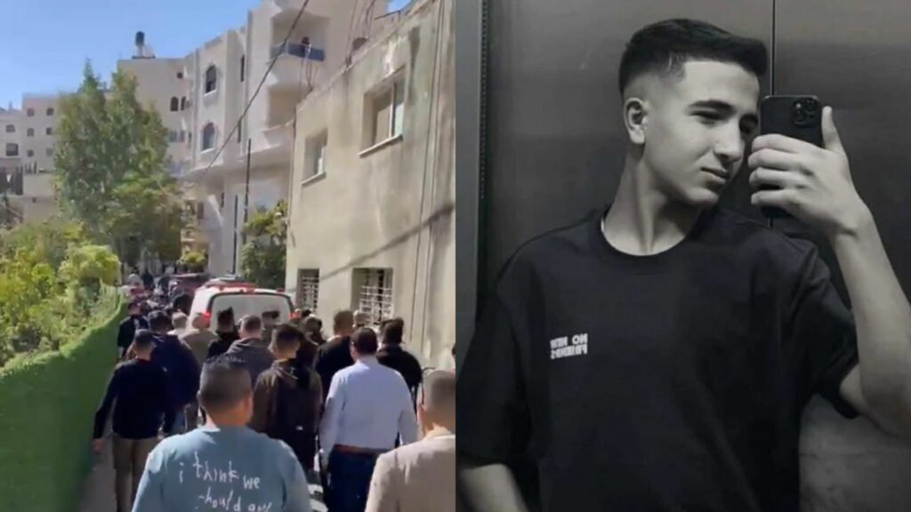 Tânăr de 16 ani, ucis de forțele israeliene din Cisiordania, condus pe ultimul drum