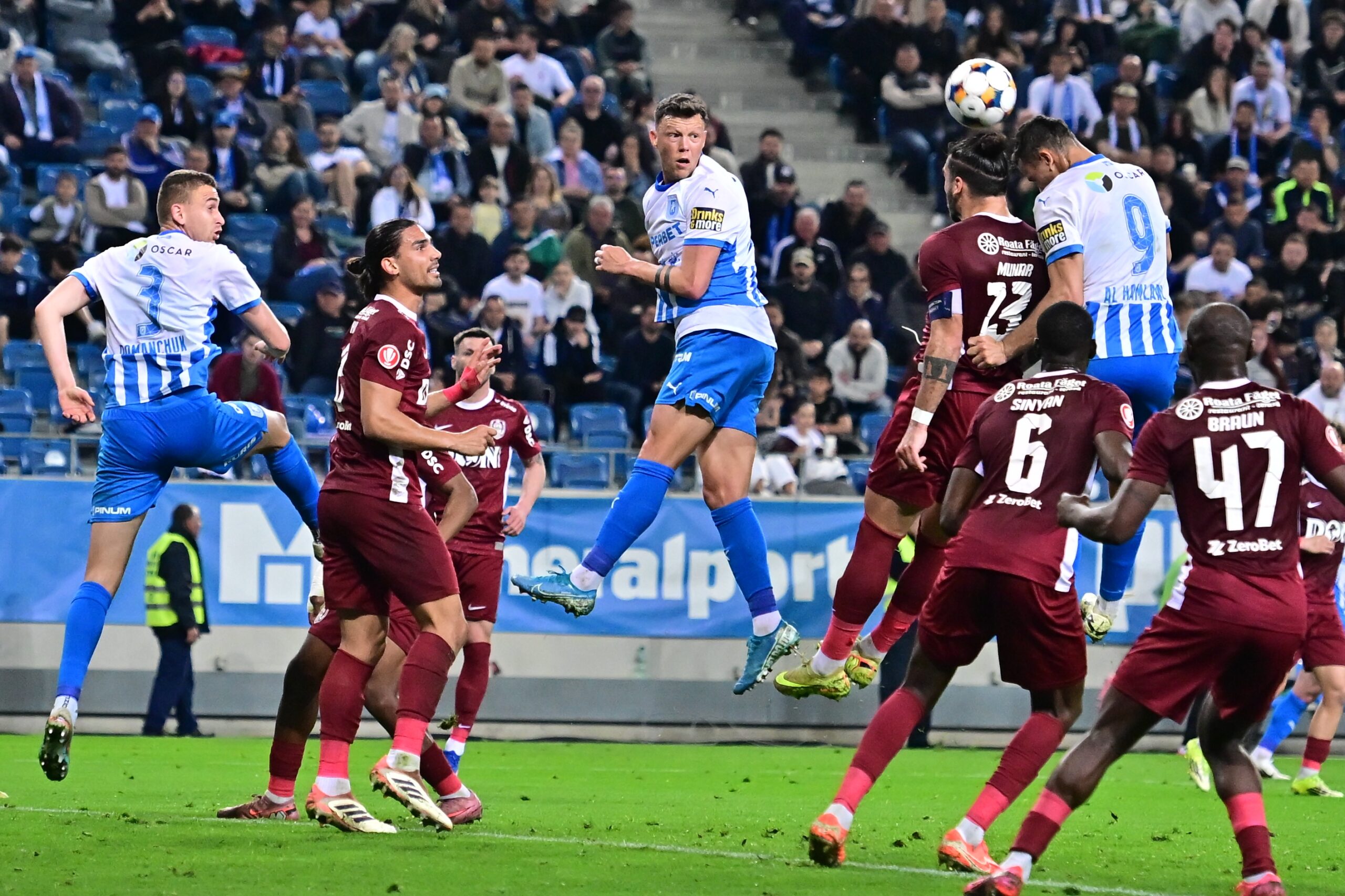 Universitatea Craiova învinge CFR Cluj în Superligă