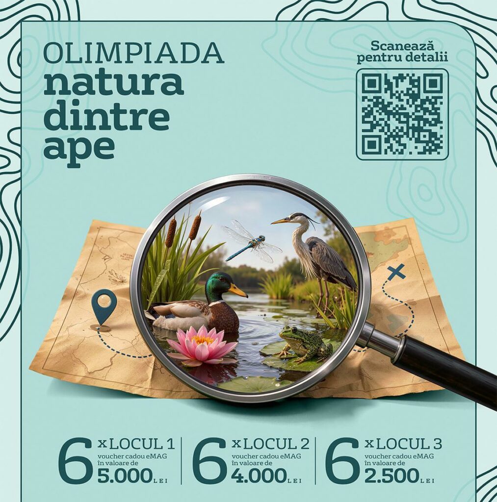 Veolia România continuă Olimpiada de Biodiversitate „Natura dintre Ape”, la nivel național