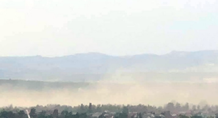 Avertisment în Maramureș. Praful de steril, purtat de vânt spre Baia Mare