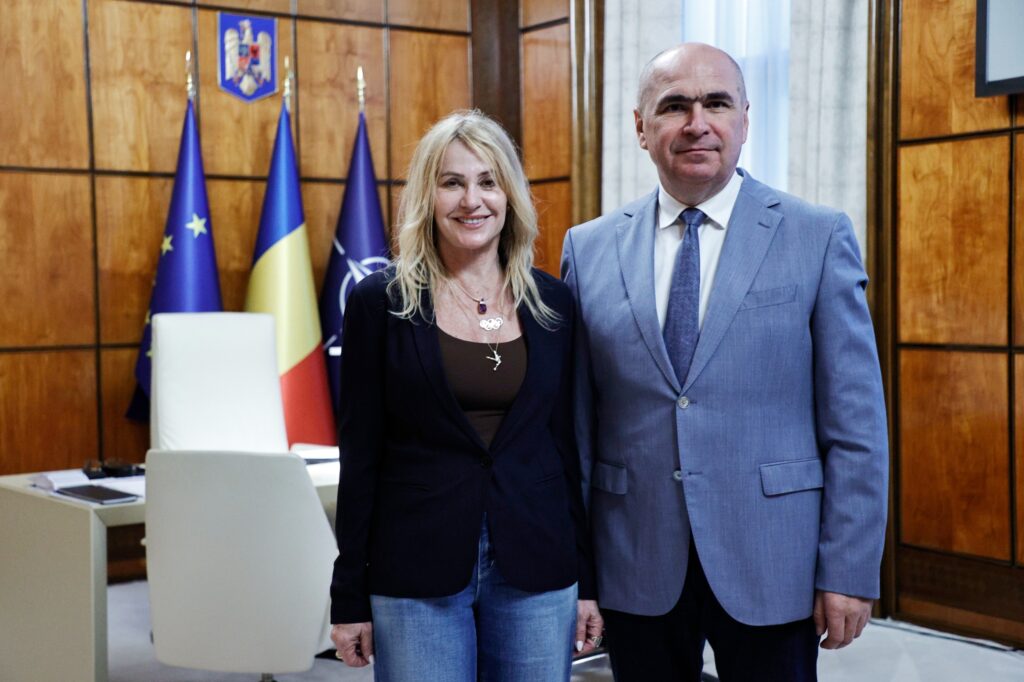 Ilie Bolojan s-a întâlnit cu Nadia Comăneci: „A fost un ambasador al României în lume”