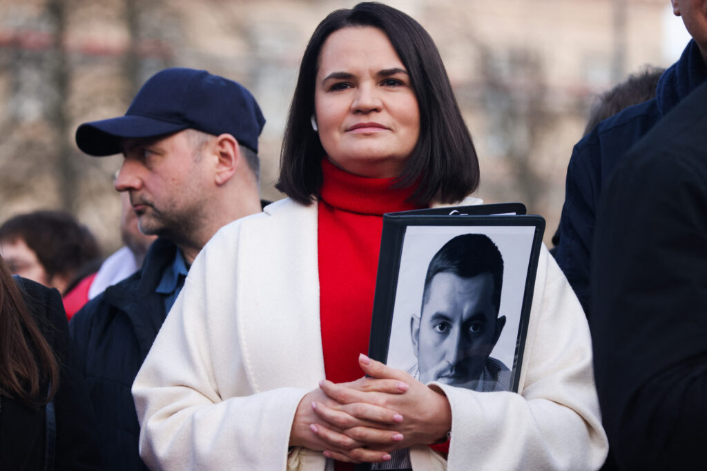 Lidera opoziției din Belarus, Svetlana Tihanovskaia, în vizită la Kiev pentru prima dată de la începutul invaziei ruse
