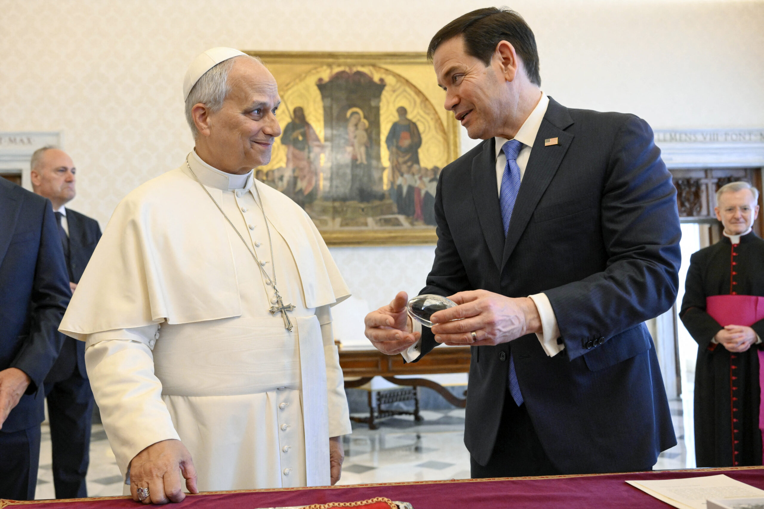 Poza pentru articolul Marco Rubio, primit de Papa Leon al XIV-lea. Ce au discutat cei doi