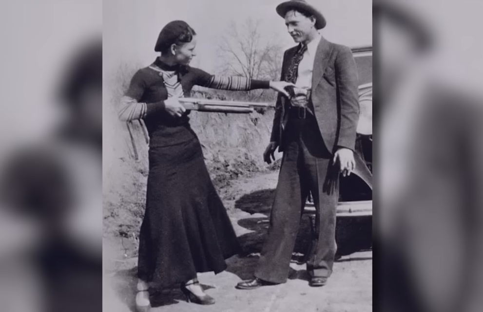Bonnie și Clyde, împușcați mortal pe 23 mai 1934