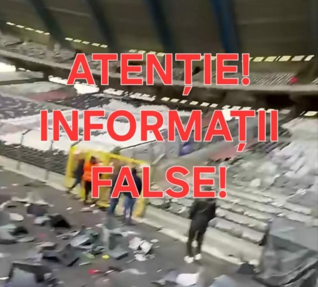 MAI: Imaginile distribuite online despre concertul lui Max Korzh de pe Arena Națională sunt false