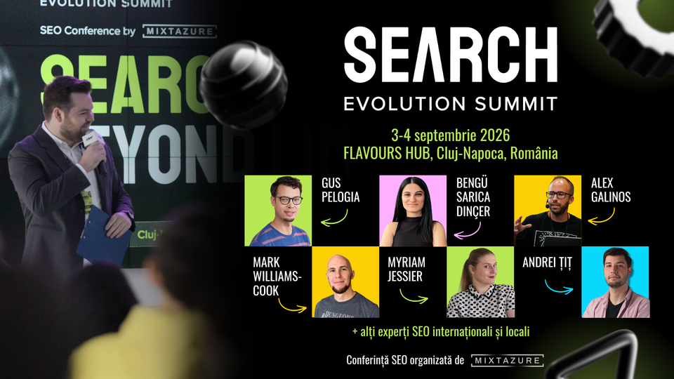 Search Evolution Summit 2026 Anunță Locația, 8 Speakeri Confirmați și Înscrierile Pentru Panelul Românesc de SEO
