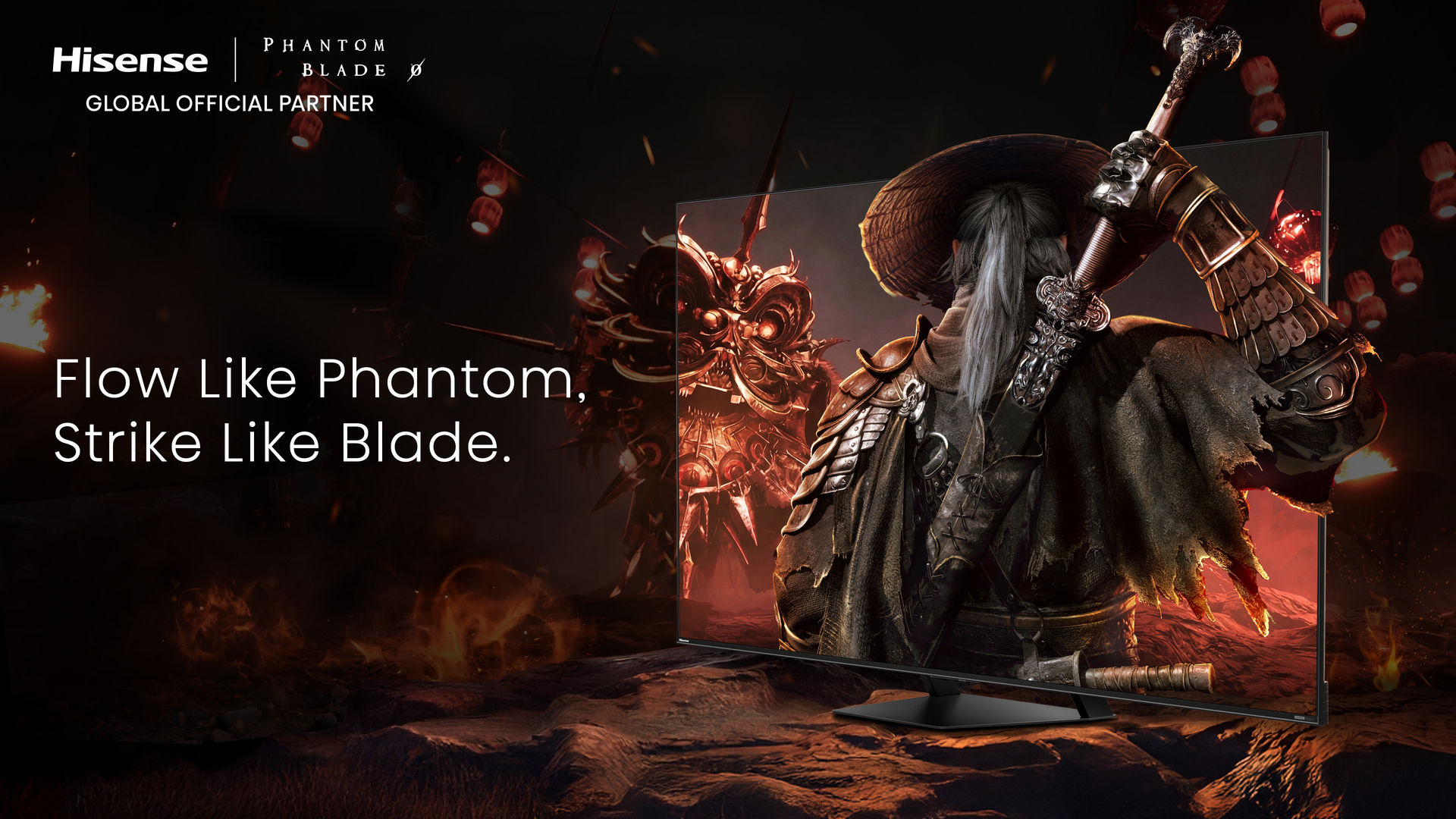 Poza pentru articolul Hisense și Phantom Blade Zero lansează o nouă experiență de gaming RGB MiniLED